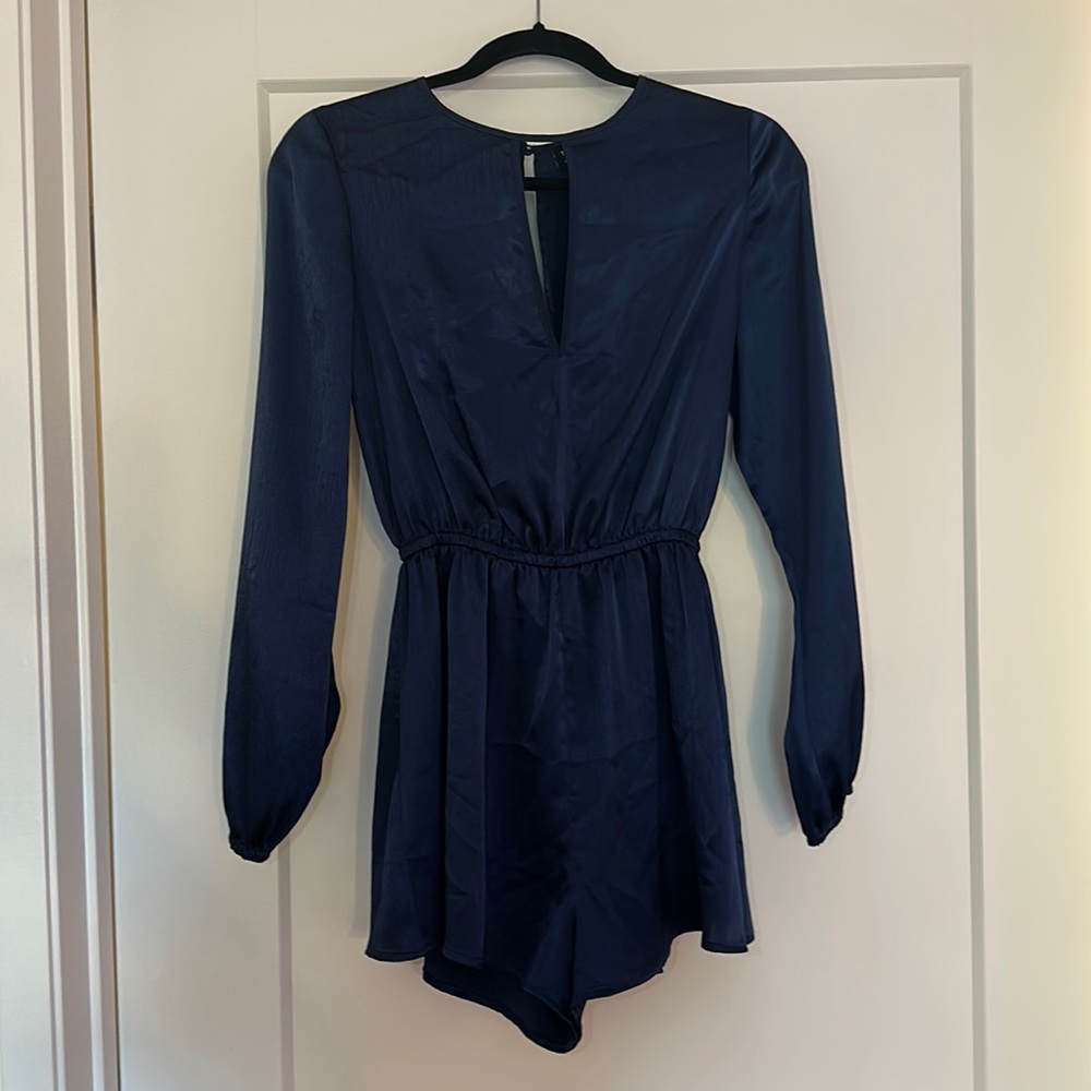 THE FIFTH LABEL Open back Blue romper SZ XS